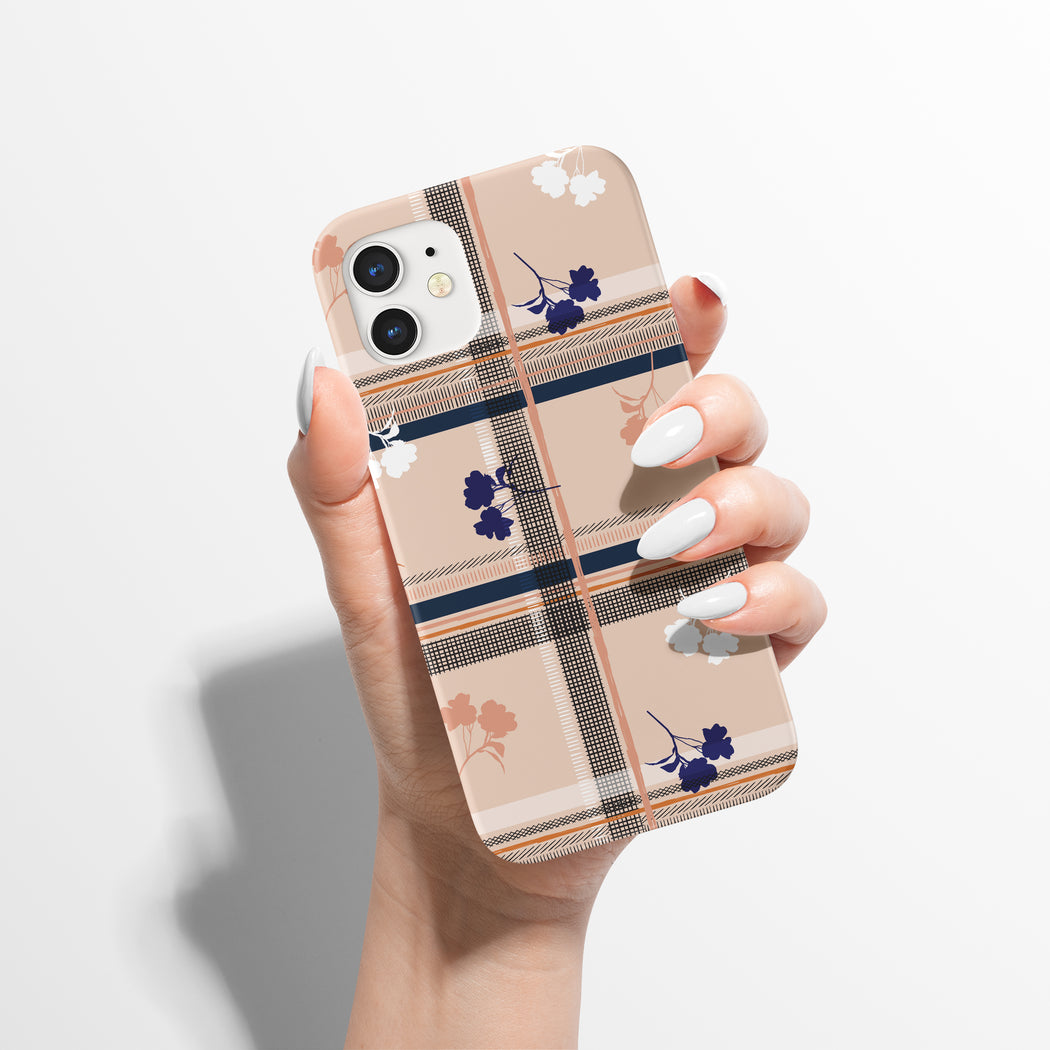 Beige Gucci Inspired Pattern iPhone Case