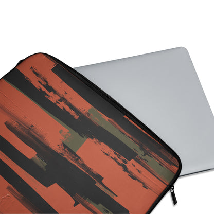 Painted Dark Abstract Art - Laptop Sleeve