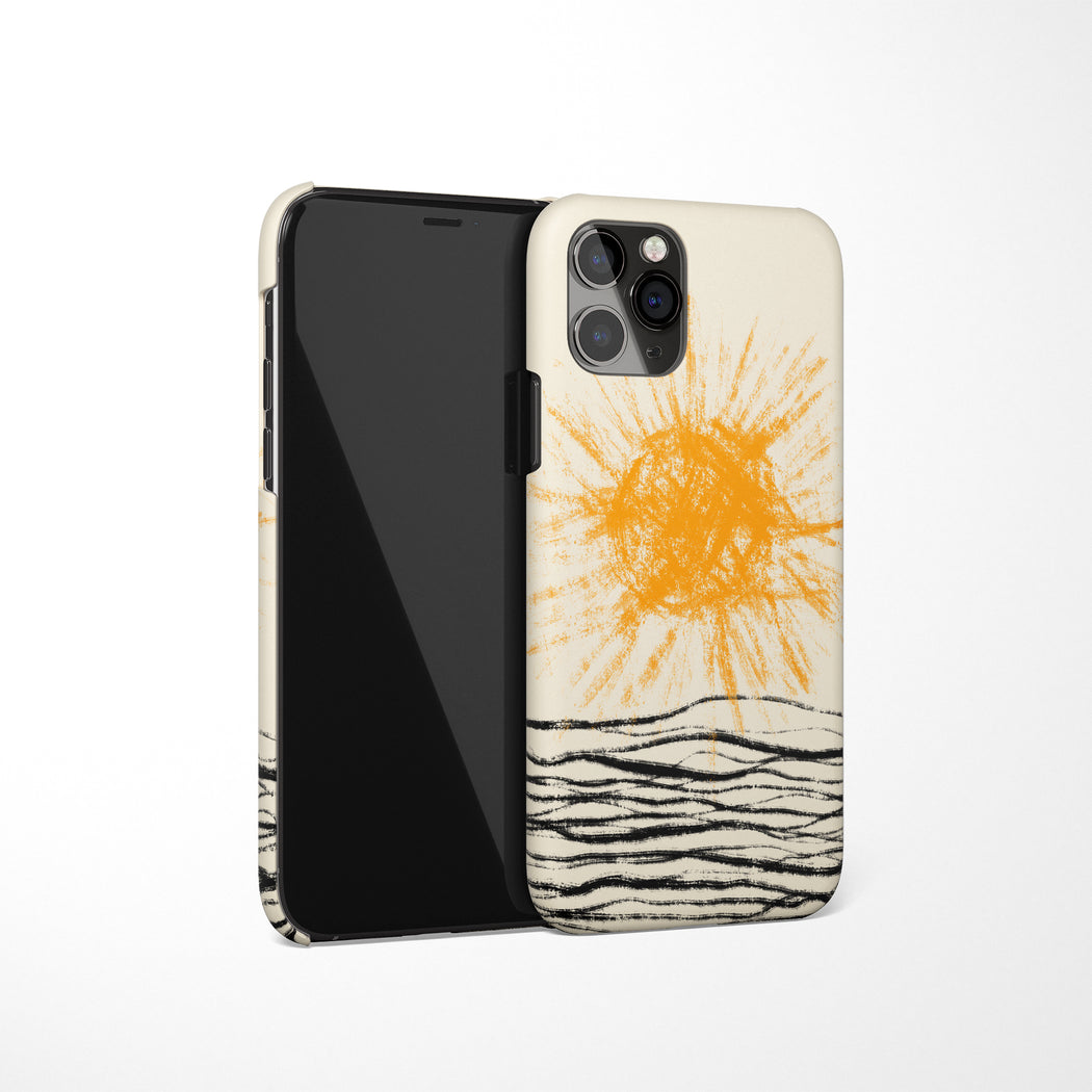 Handdrawn Sun iPhone Case — HypeSheriff US