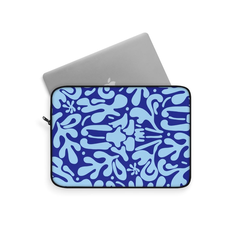 ABSTRACT FLORAL V8 LAPTOP SLEEVE