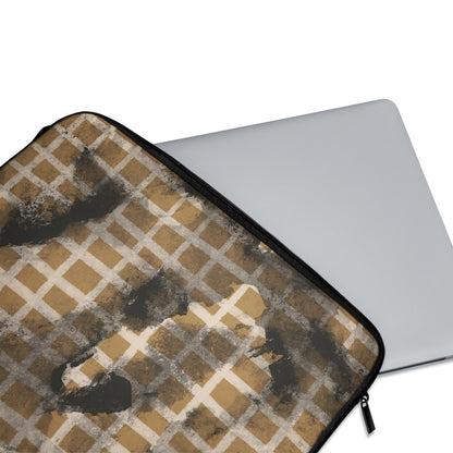 Vintage Abstract Checkered MacBook Sleeve