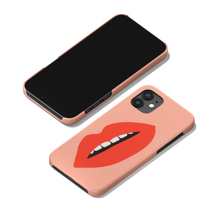 Red Lips Pop Art iPhone Case