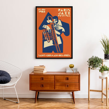 Orange Paris Jazz Festival Music Poster