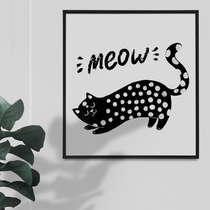 Meow Cat Print