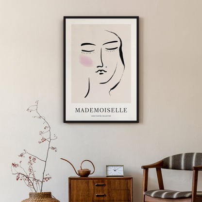 Mademoiselle Portrait Poster