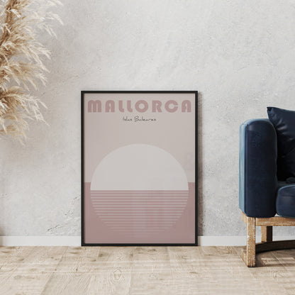 Pink Mallorca Poster