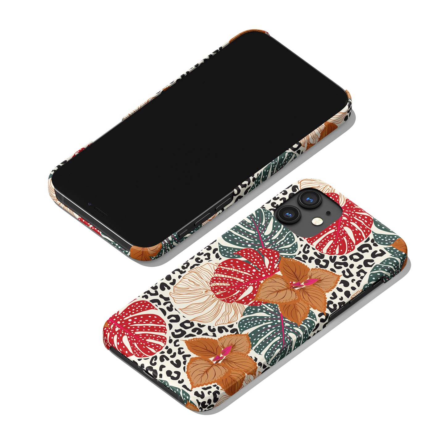 Elegant Tropical Beige iPhone Case