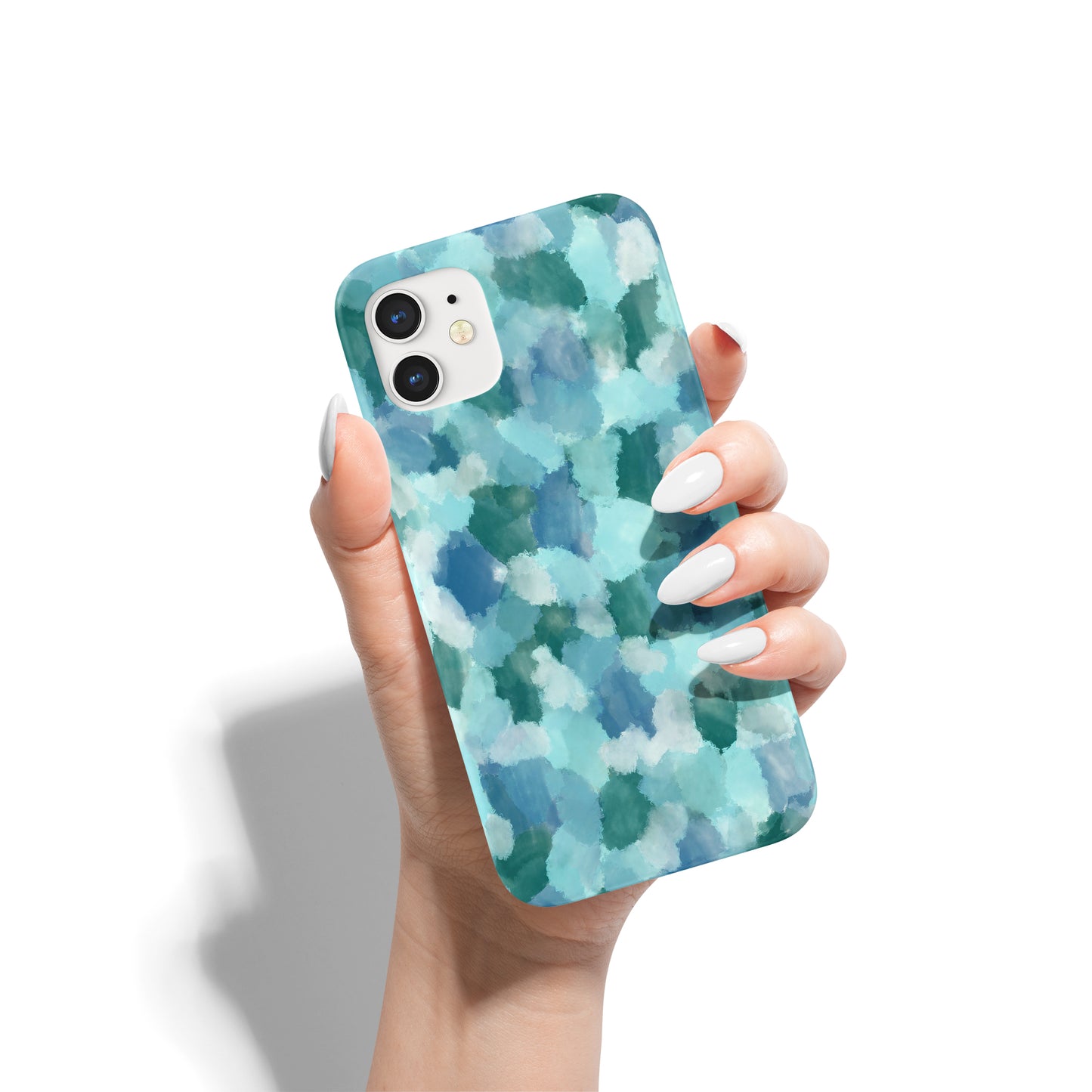 Blue Lagoon Pattern iPhone Case