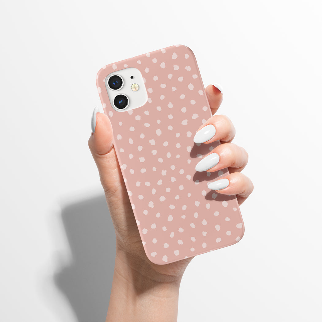 Little Wild Cheetah Spots Neutral iPhone Case