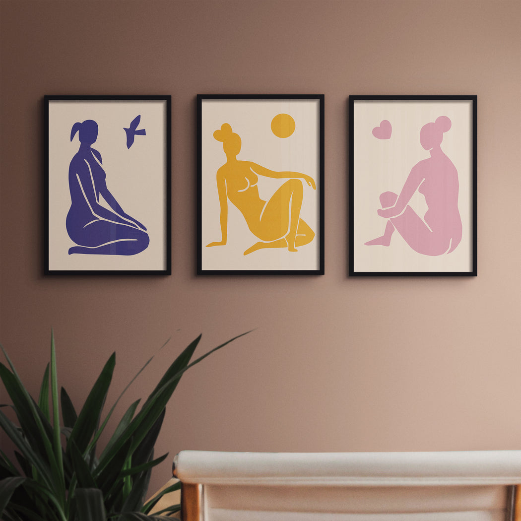 Set of 3 Girls Posters