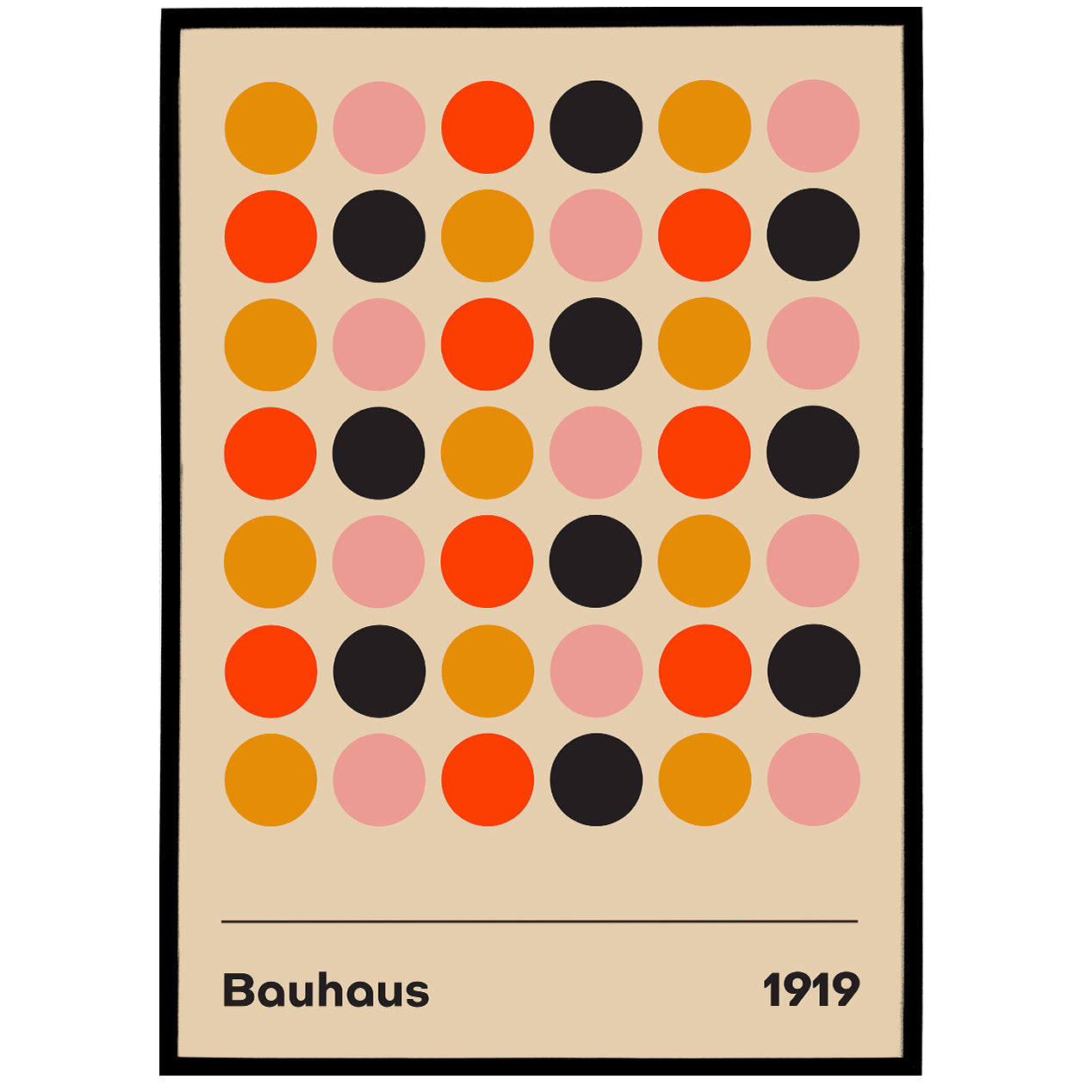 Bauhaus 1919 Poster - Shop posters, Art prints, Laptop Sleeves, Phone case and more Online!