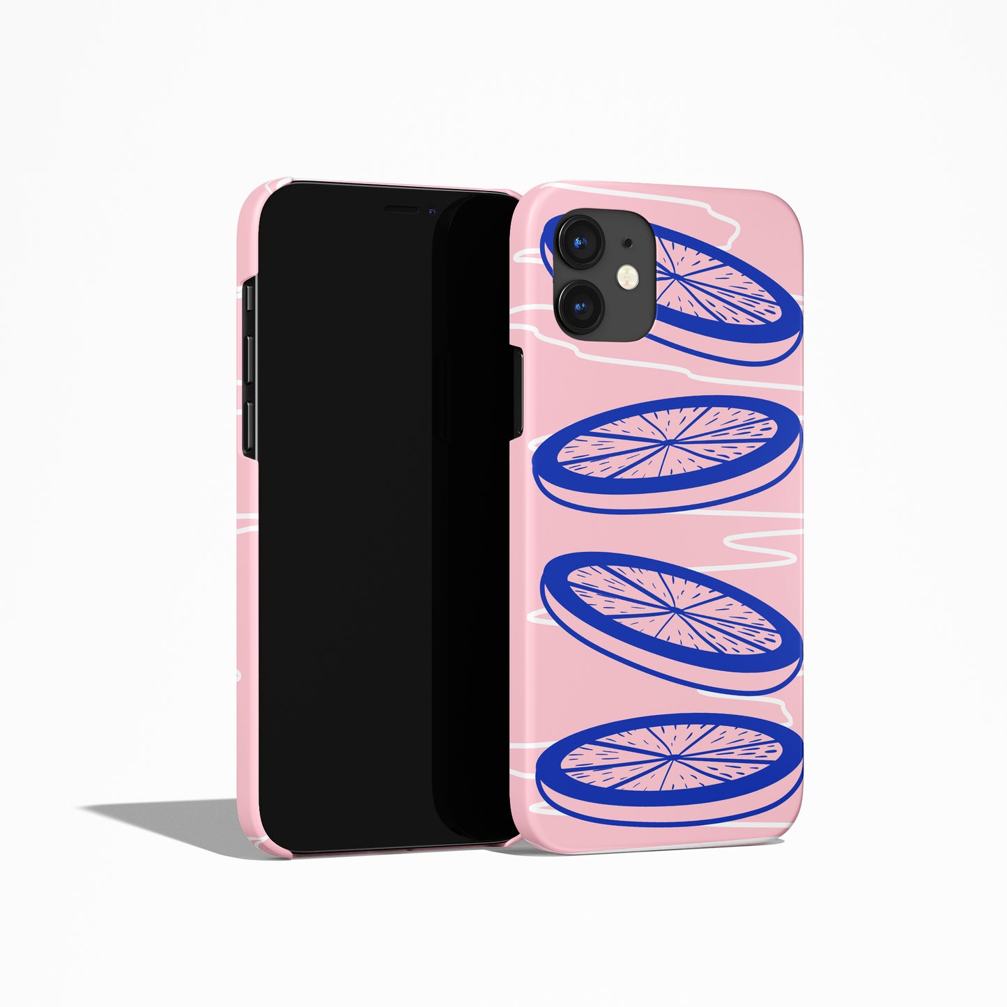 Blue Pink Modern iPhone Case