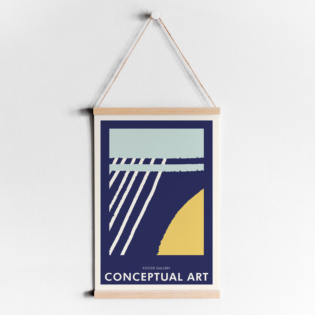 Conceptual Art Exhibition Poster