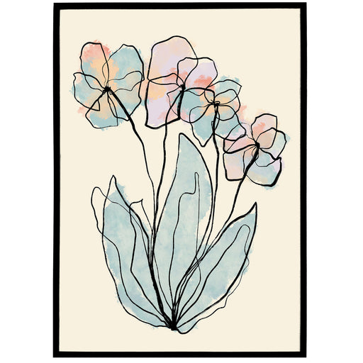 Floral Wall Art Print - Shop posters, Art prints, Laptop Sleeves, Phone case and more Online!