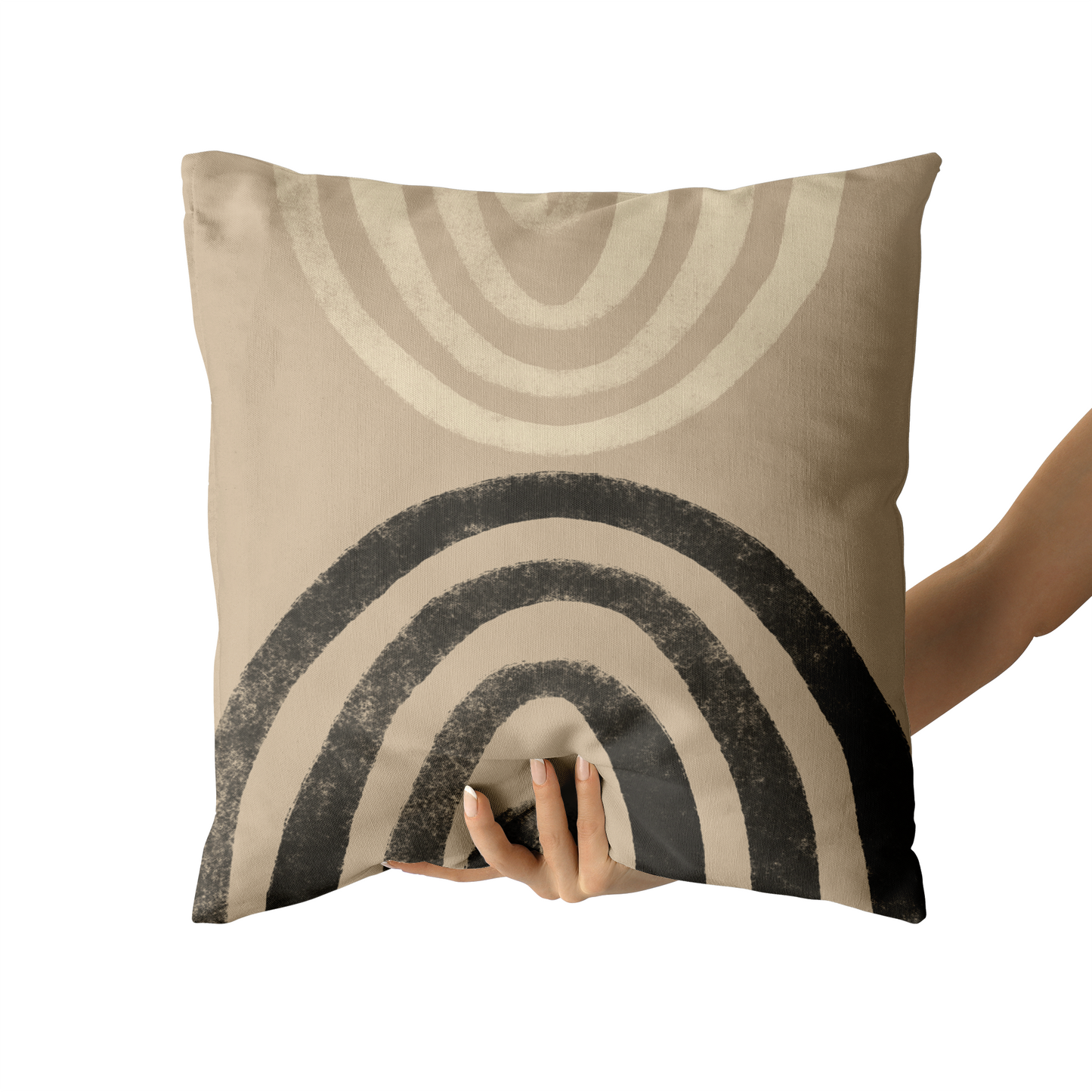 Rustic Rainbows Minimalist Throw Pillow