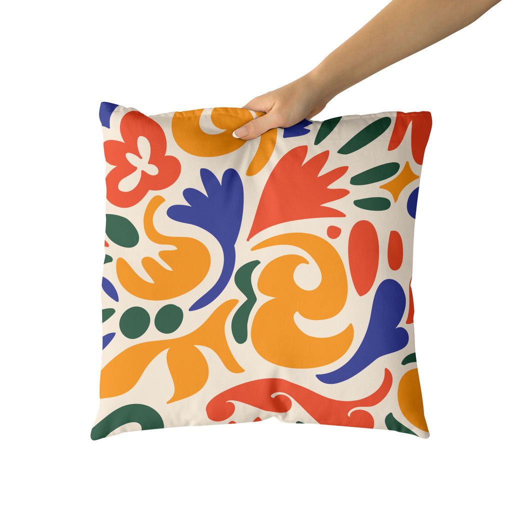 Unique Colorful Throw Pillow
