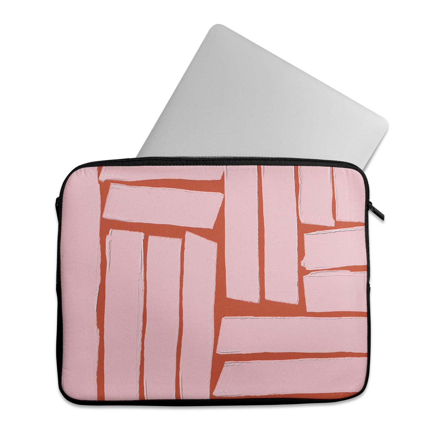 Pink Blocks Minimalist Art - Laptop Sleeve