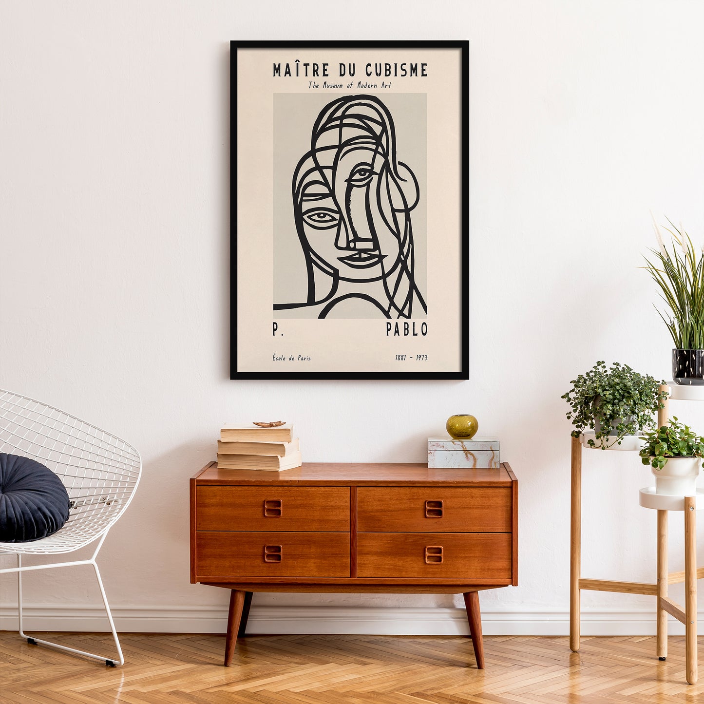 P. Picasso Cubism Woman Poster