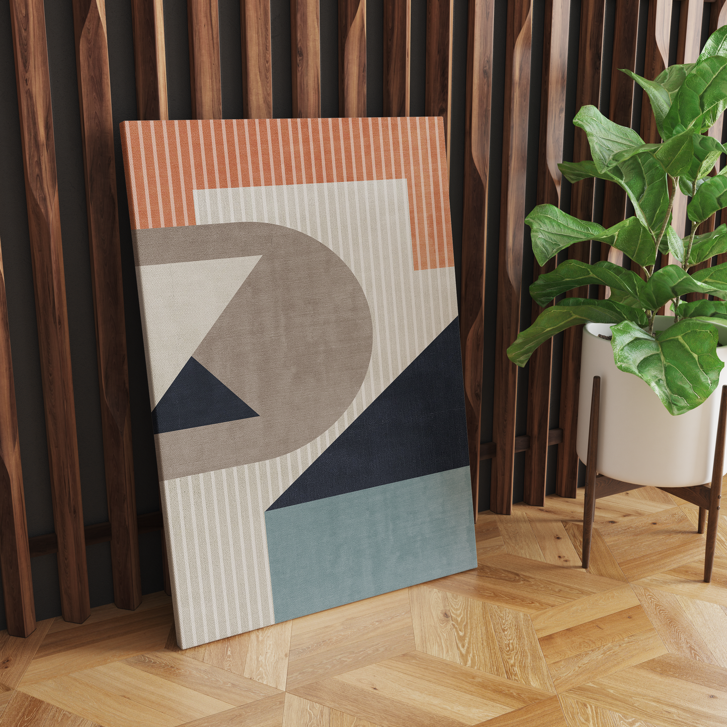 Modern Bauhaus Abstract Canvas Print