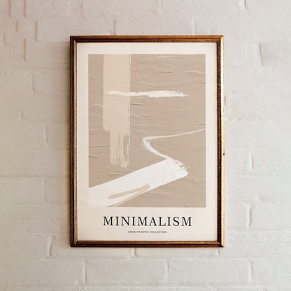 Minimalism Abstract Painted Poster