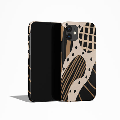 Rustic Shapes Art iPhone Case