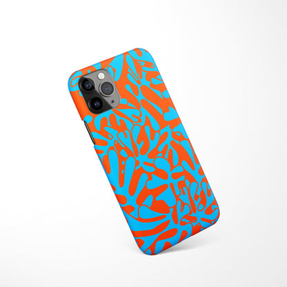 Red and Blue iPhone Case