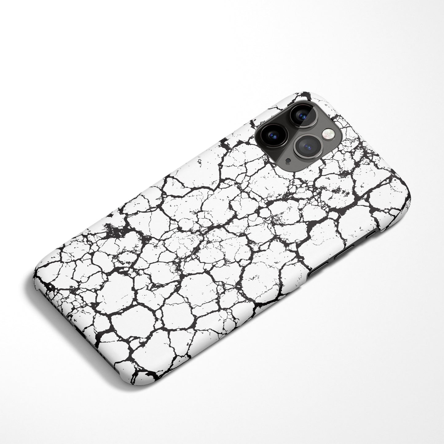 iPhone Case with Black&White Soil Print
