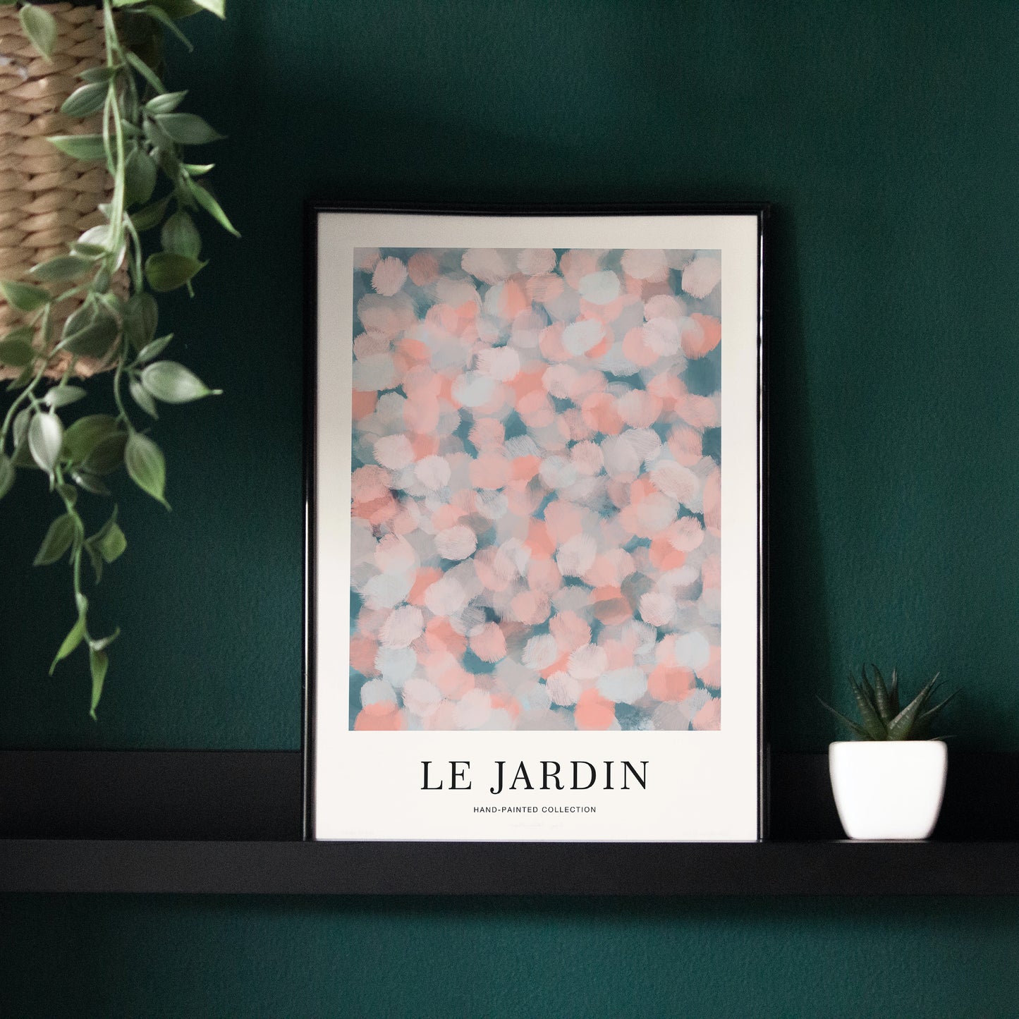 Le Jardin No3 Hand Painted Collection Poster