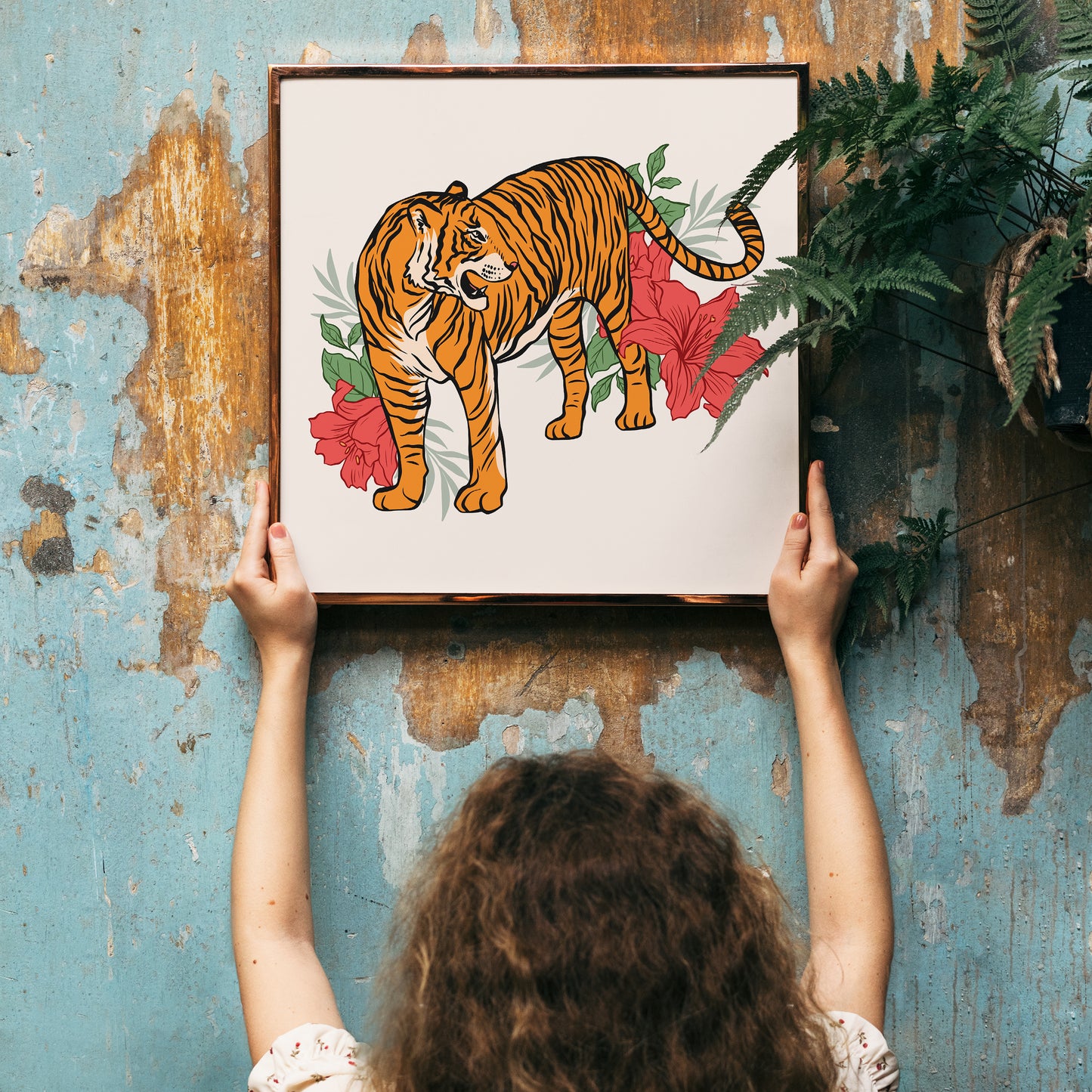 Tropical Jungle Tiger Print