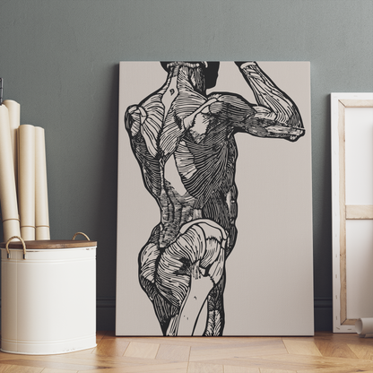 Body, Modern Canvas Print