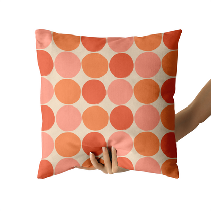 Colorful Geometric Bauhaus Throw Pillow