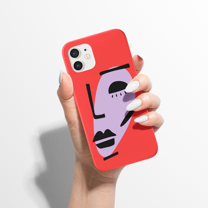 Woman Face Picasso iPhone Case