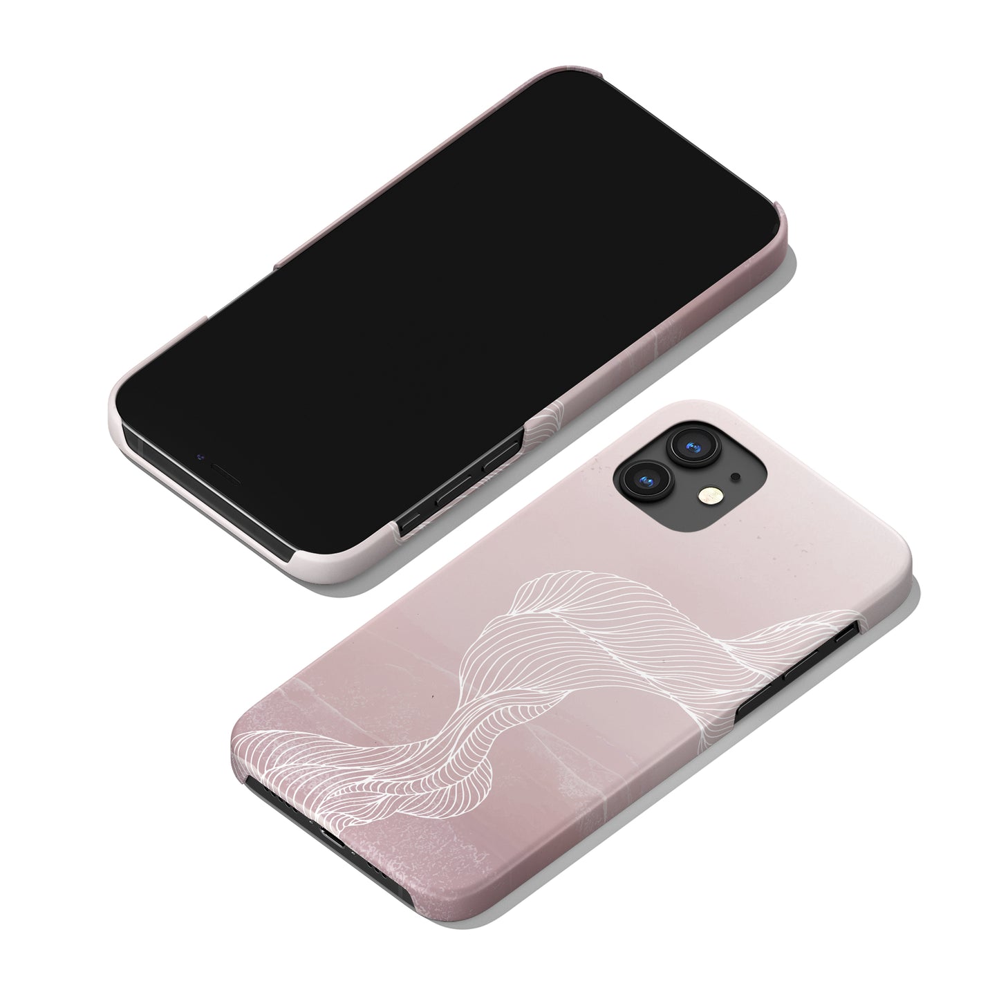 Feminine Abstract Wave iPhone Case