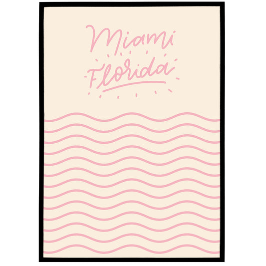 Miami Florida Poster