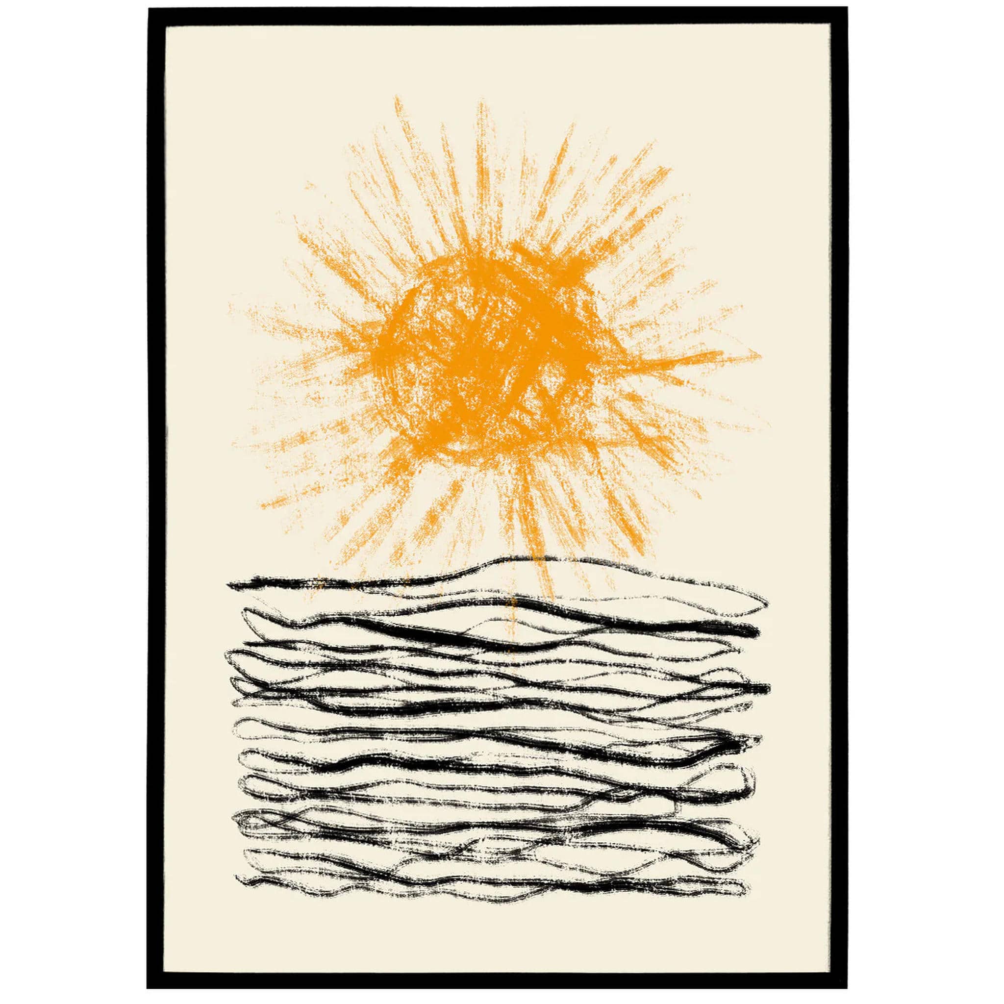 Rustic Sun Poster – HypeSheriff