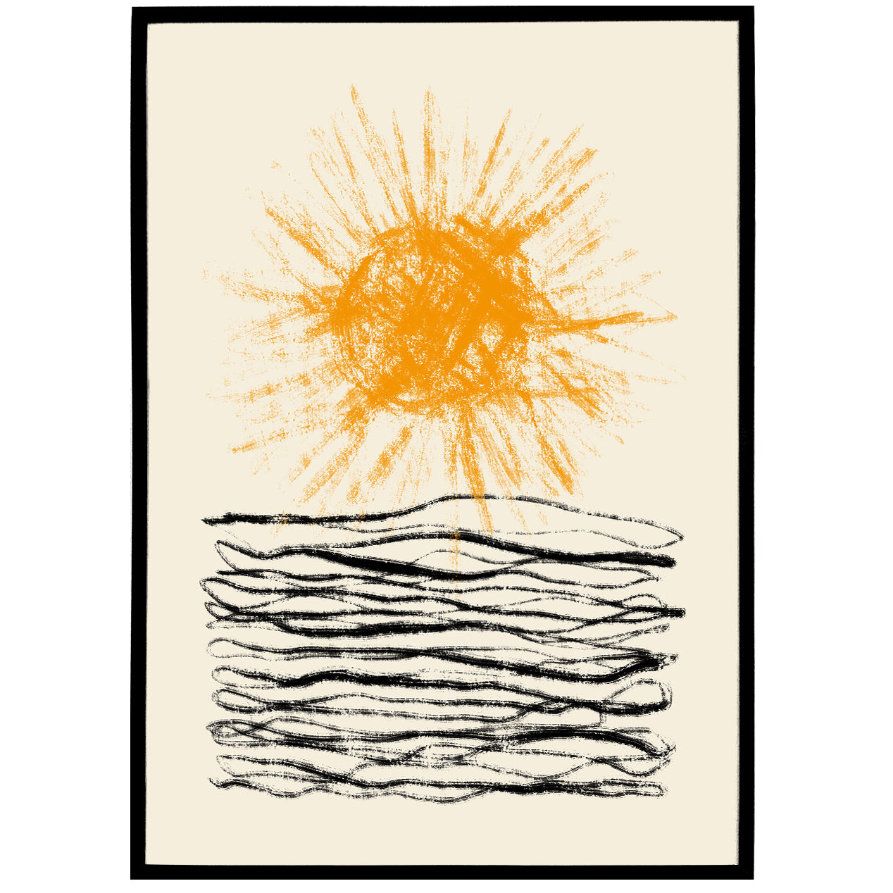 Rustic Sun Poster