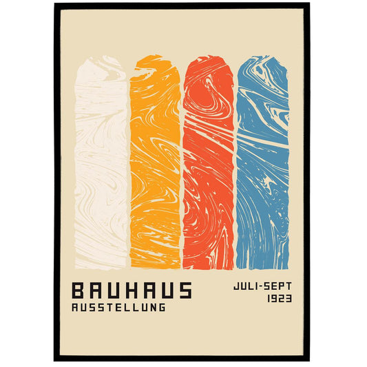 Retro Bauhaus Poster - HypeSheriff