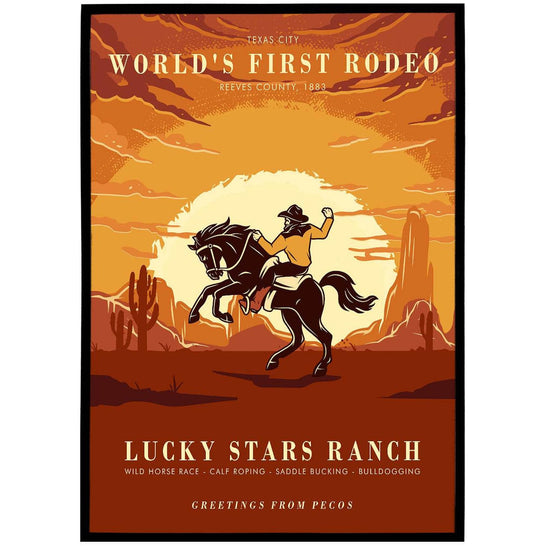 Rodeo Texas Poster – HypeSheriff