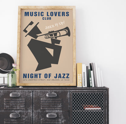 Music Lovers Club Jazz it Up! Poster