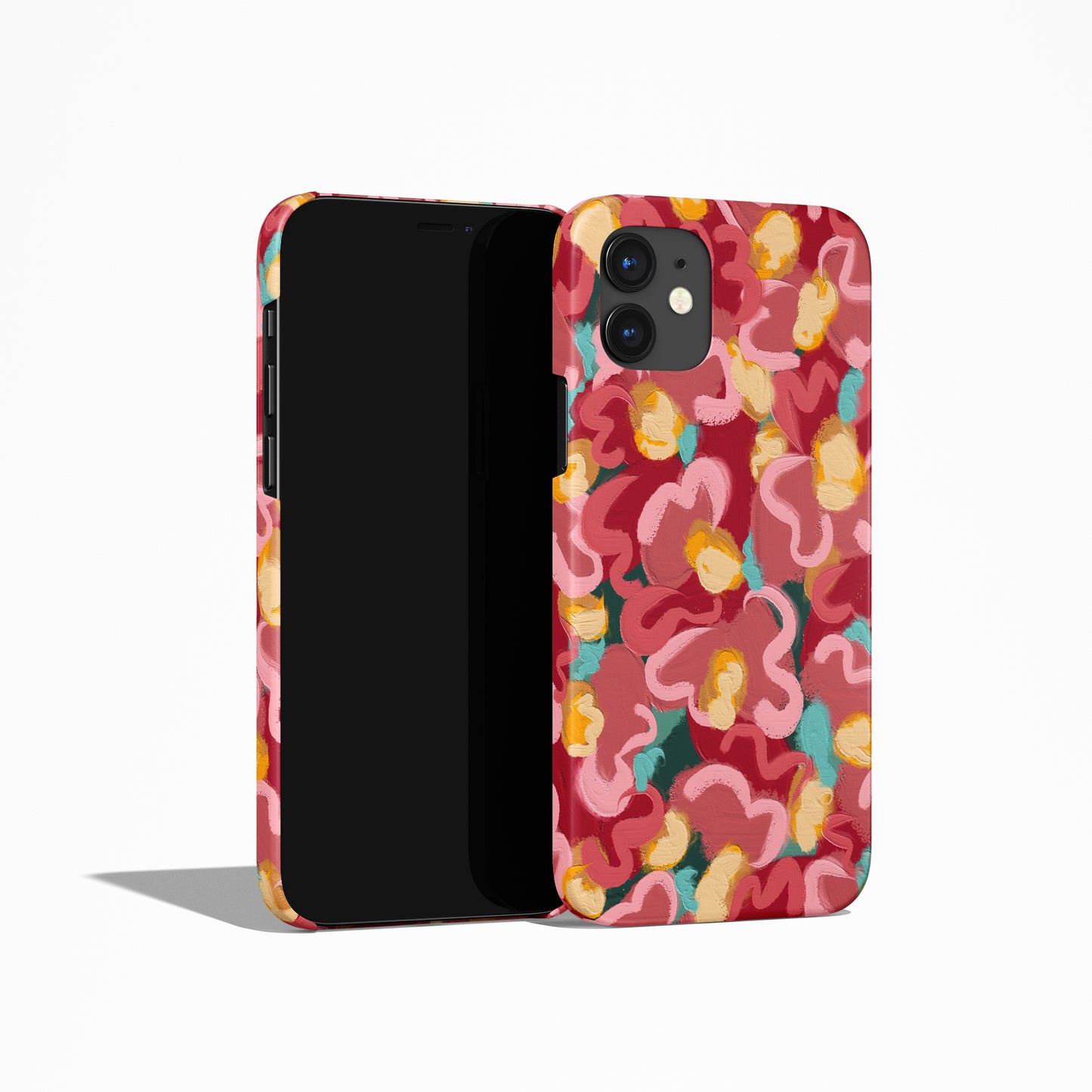 Painted Colorful Flowers iPhone Case