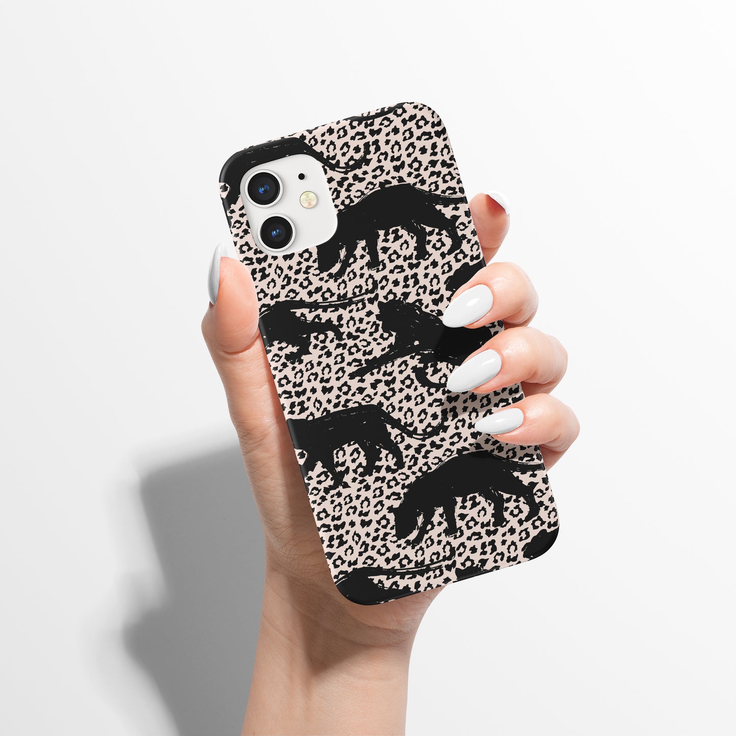 Black Panthers Pattern iPhone Case