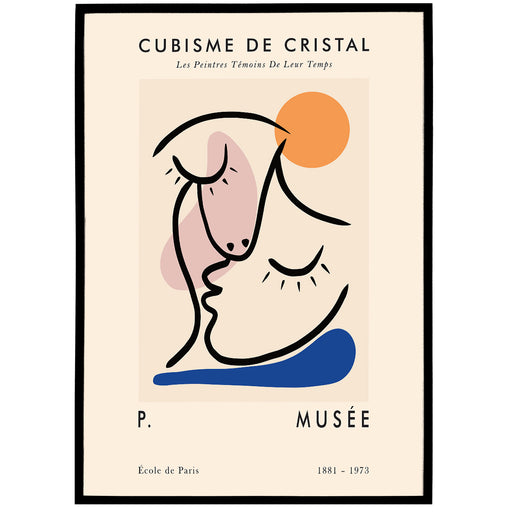 Picasso Exhibition Poster - Cubisme De Cristal