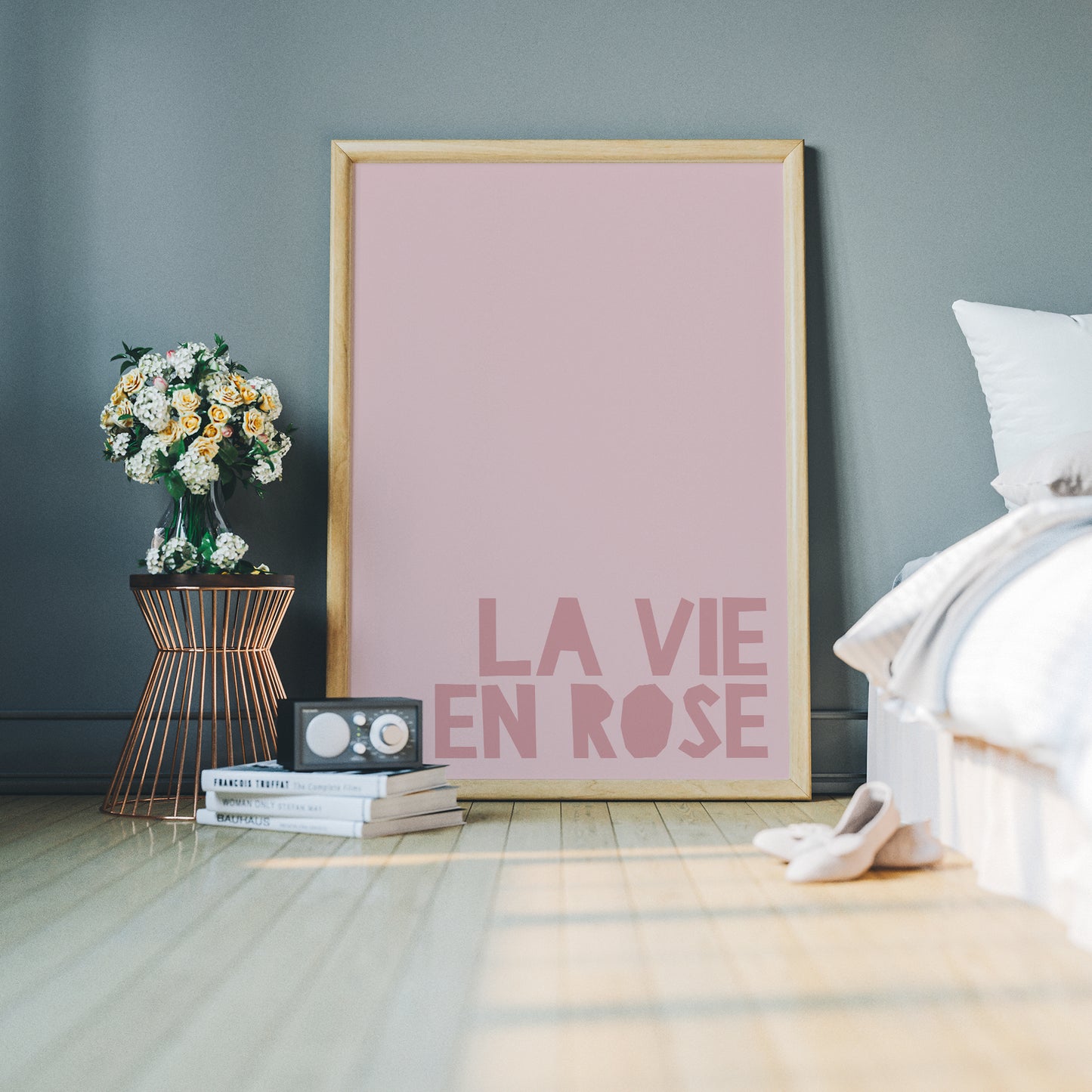 La Vie En Rose Minimalist Poster