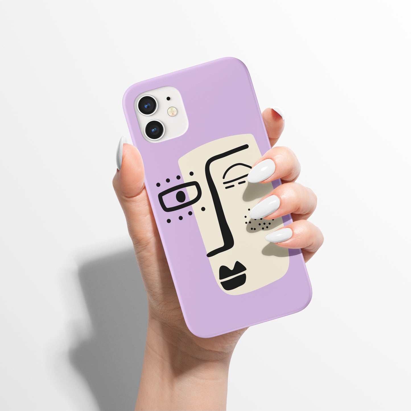 Funny Face Picasso iPhone Case