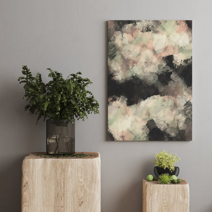 Dark Sky Abstract Painting Canvas Print