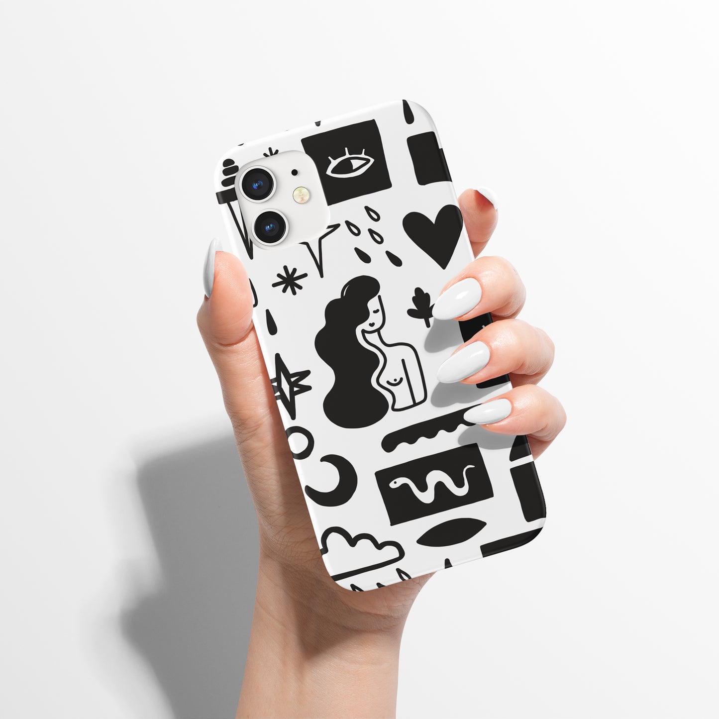 Black&White Modern iPhone Case