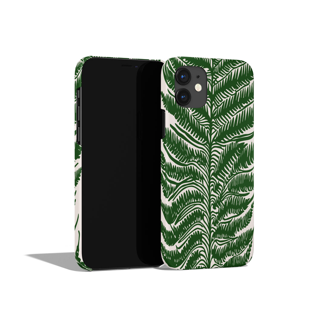 Vintage Fern Botanical iPhone Case