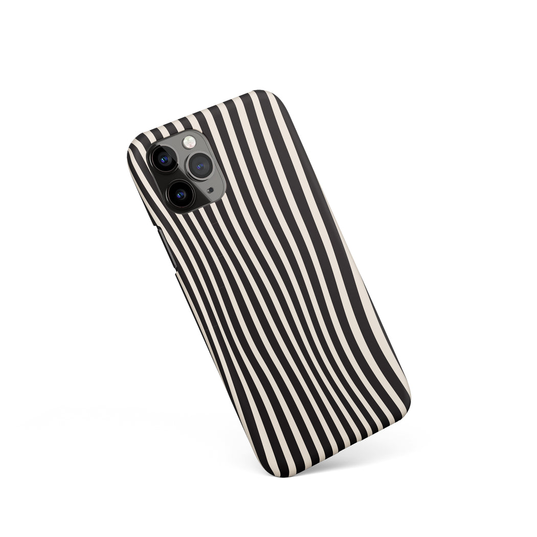 Black and White Trippy iPhone Case