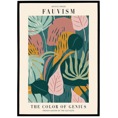 Floral Fauvism Exhibition Poster