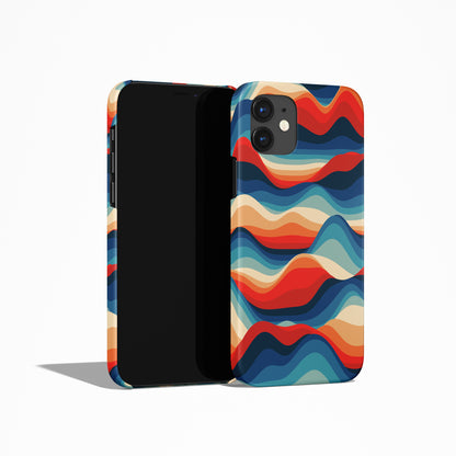 Abstract Wave Colorful iPhone Case
